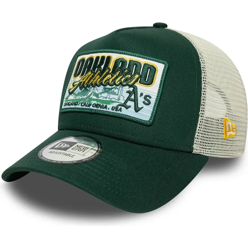 trucker-9forty-a-frame-patch-oakland-athletics-mlb-new-era