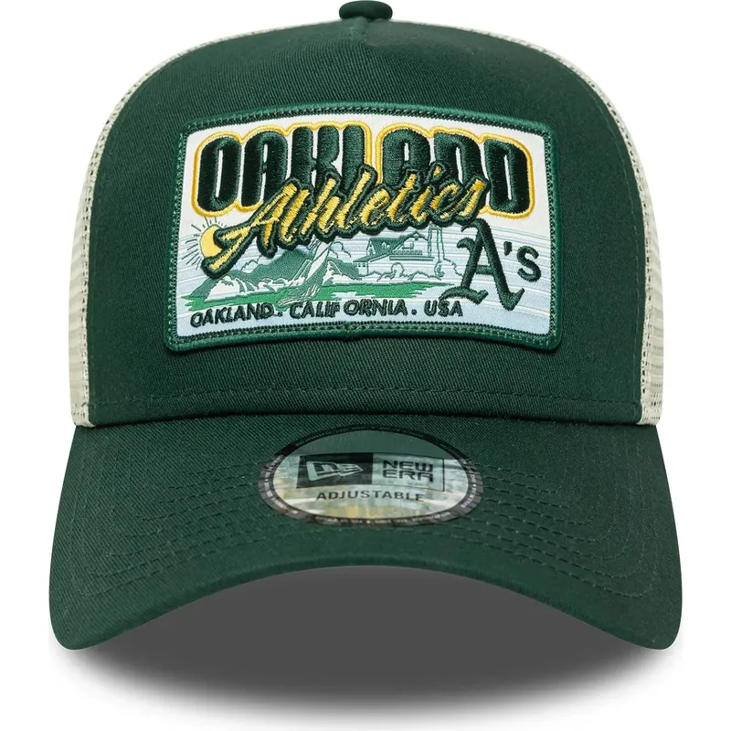 trucker-9forty-a-frame-patch-oakland-athletics-mlb-new-era