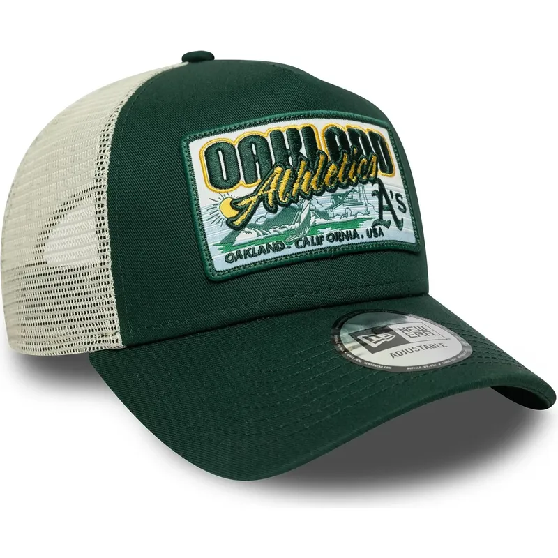 trucker-9forty-a-frame-patch-oakland-athletics-mlb-new-era