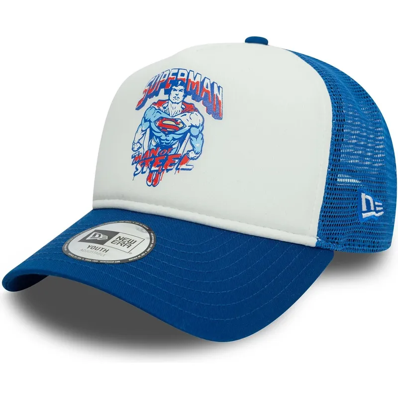 trucker-9forty-a-frame-superman-dc-comics-new-era trucker-9forty-a-frame-superman-dc-comics-new-era
