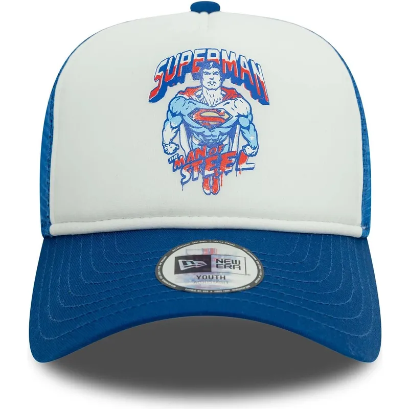 trucker-9forty-a-frame-superman-dc-comics-new-era trucker-9forty-a-frame-superman-dc-comics-new-era