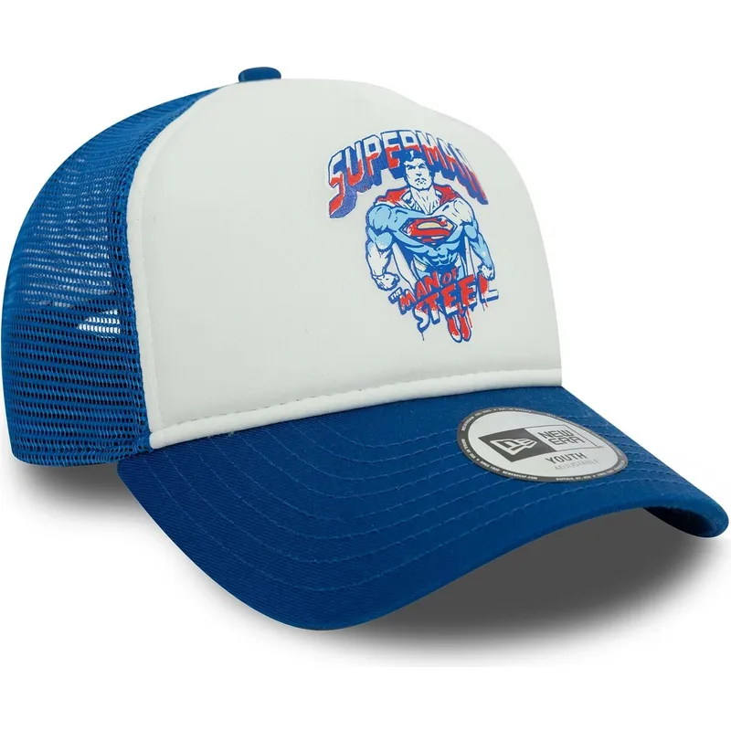 trucker-9forty-a-frame-superman-dc-comics-new-era trucker-9forty-a-frame-superman-dc-comics-new-era