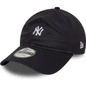 new-era-curved-brim-9twenty-mini-logo-new-york-yankees-mlb-navy-blue-adjustable-cap