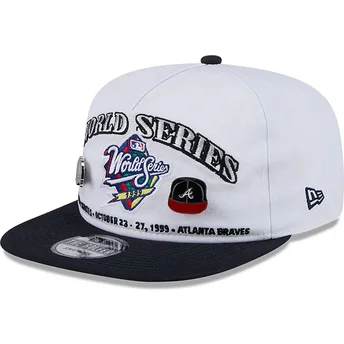 Καπέλα επίπεδη μαύρο snapback Golfer Championship Pin από New York Yankees & Atlanta Braves MLB από New Era