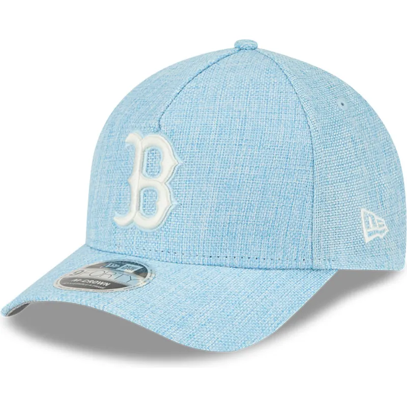 snapback-9forty-m-crown-a-frame-cotton-weave-boston-red-sox-mlb-new-era