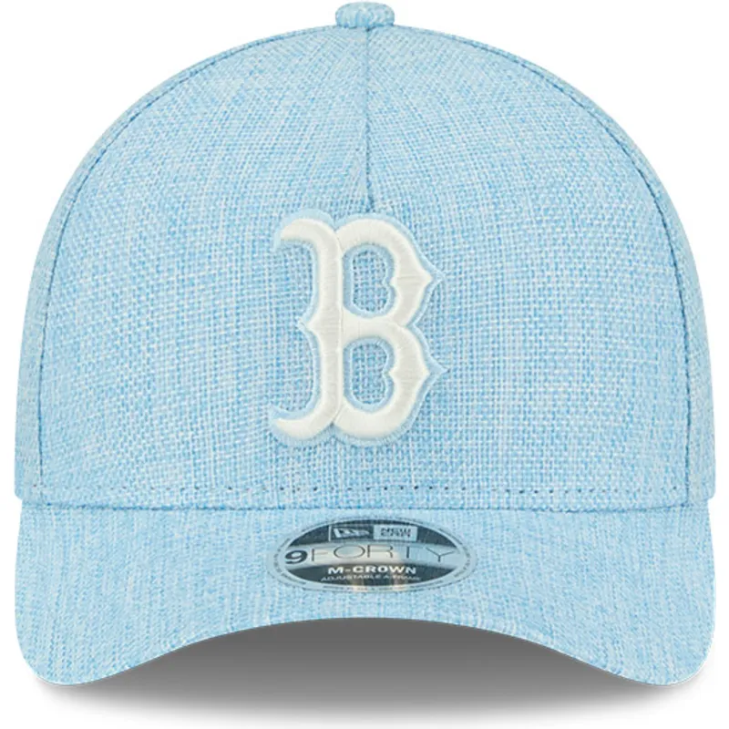 snapback-9forty-m-crown-a-frame-cotton-weave-boston-red-sox-mlb-new-era