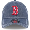 new-era-curved-brim-9twenty-washed-contrast-boston-red-sox-mlb-blue-adjustable-cap