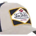 von-dutch-gry-grey-and-navy-blue-trucker-hat