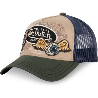 Καπέλα καμπύλη πολύχρωμο snapback PATCHES07 από Von Dutch