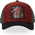 capslab-fujibayashi-naoe-nao-assassins-creed-red-grey-and-black-trucker-hat