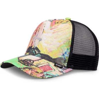 Καπέλα καμπύλη πολύχρωμο snapback HFT Painting από Djinns