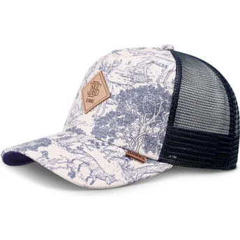 Djinns HFT Deer Pattern Navy Blue Trucker Hat