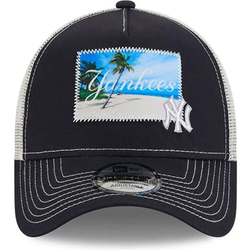 trucker-9forty-a-frame-patch-spring-training-fan-pack-2025-new-york-yankees-mlb-new-era