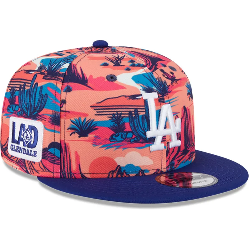 snapback-9fifty-printed-spring-training-fan-pack-2025-los-angeles-dodgers-mlb-new-era