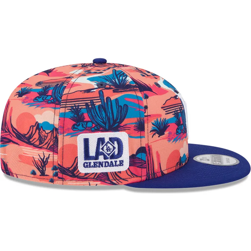 snapback-9fifty-printed-spring-training-fan-pack-2025-los-angeles-dodgers-mlb-new-era