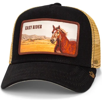 Goorin Bros. Horse Easy Rider Wild Heart The Farm Black Trucker Hat