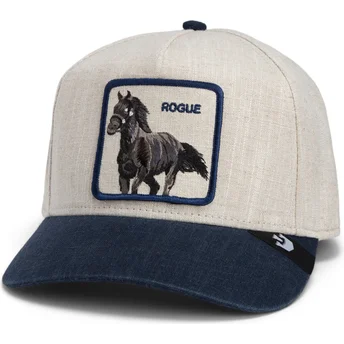 Καπέλα καμπύλη μπεζ snapback Rogue Thread Rebel Rugged Comfort The Farm Goorin Bros.