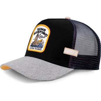 Καπέλα καμπύλη μαύρο snapback Sumo Surfing Samoa Islands HFT από Coastal