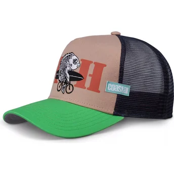 Καπέλα καμπύλη πολύχρωμο snapback Fish HFT από Coastal