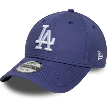 New Era Curved Brim 9FORTY League Essential Los Angeles Dodgers MLB Purple Adjustable Cap