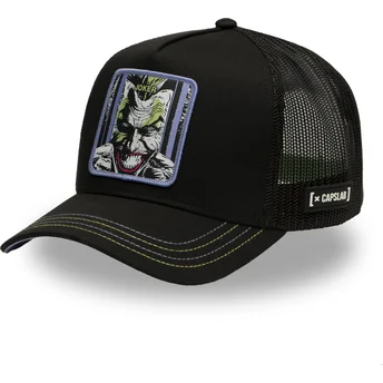 Καπέλα καμπύλη μαύρο snapback DC8 JOK Joker DC Comics από Capslab