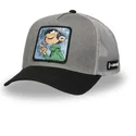 capslab-gaston-lagaffe-gas-grey-trucker-hat