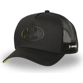 Καπέλα καμπύλη μαύρο snapback DC8 LOG Batman DC Comics από Capslab