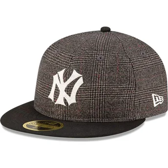 Καπέλα επίπεδη μαύρο προσαρμοσμένο 59FIFTY Day Retro Crown από New York Yankees MLB από New Era
