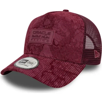 New Era A Frame Cord Red Bull Racing Formula 1 Maroon Trucker Hat