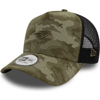 New Era A Frame Cord McLaren Racing Formula 1 Camouflage Trucker Hat