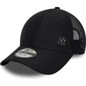 new-era-9forty-flawless-new-york-yankees-mlb-navy-blue-adjustable-trucker-hat