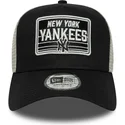 new-era-a-frame-patch-new-york-yankees-mlb-black-and-white-trucker-hat