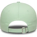 new-era-curved-brim-women-green-logo-9forty-metallic-logo-new-york-yankees-mlb-green-adjustable-cap