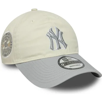Καπέλα καμπύλη μπεζ ρυθμιζόμενη ταινία 9TWENTY World Series Cooperstown από New York Yankees MLB από New Era