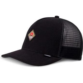 Καπέλα καμπύλη μαύρο snapback Mountain HFT Waffle από Djinns