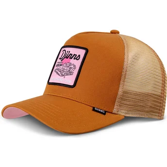 Djinns Do Nothing Club HFT DNC Pool Brown Trucker Hat