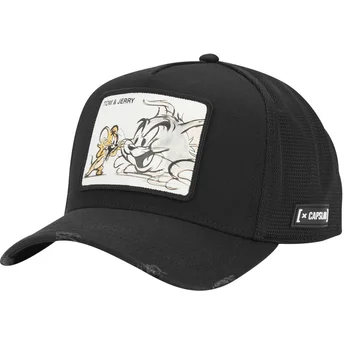 Καπέλα καμπύλη μαύρο snapback TAJ PCT Τομ και Τζέρι Looney Tunes από Capslab