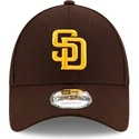 new-era-curved-brim-9forty-the-league-san-diego-padres-mlb-brown-adjustable-cap