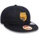 new-era-flat-brim-9fifty-retro-crown-heritage-detroit-tigers-mlb-navy-blue-adjustable-cap