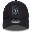 new-era-curved-brim-blue-logo-9forty-team-outline-los-angeles-dodgers-mlb-navy-blue-adjustable-cap