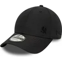 new-era-curved-brim-black-logo-9forty-tonal-flawless-new-york-yankees-mlb-black-adjustable-cap