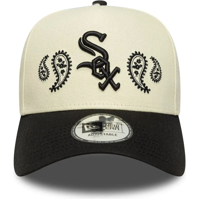 beige-snapback-a-frame-paisley-chicago-white-sox-mlb-new-era beige-snapback-a-frame-paisley-chicago-white-sox-mlb-new-era