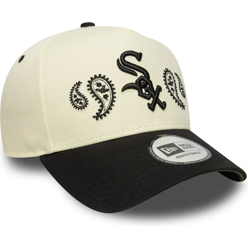 beige-snapback-a-frame-paisley-chicago-white-sox-mlb-new-era beige-snapback-a-frame-paisley-chicago-white-sox-mlb-new-era