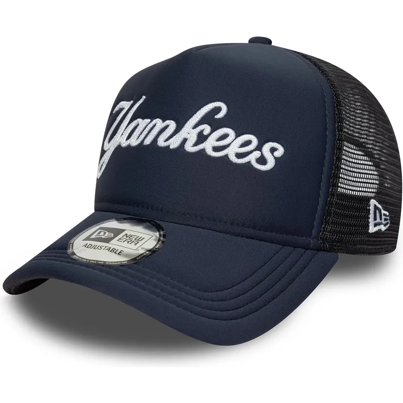 trucker-a-frame-script-new-york-yankees-mlb-new-era