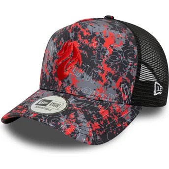 New Era A Frame All Over Print AC Milan Serie A Multicolor Trucker Hat