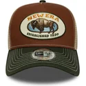 new-era-buffalo-a-frame-animal-patch-brown-and-green-trucker-hat