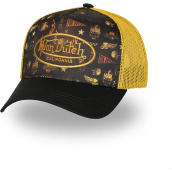 Καπέλα καμπύλη μαύρο snapback SUBL07 από Von Dutch
