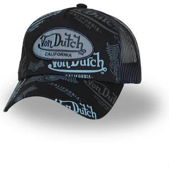 Καπέλα καμπύλη μαύρο snapback CAFE06 από Von Dutch