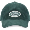 von-dutch-curved-brim-log08-green-adjustable-cap