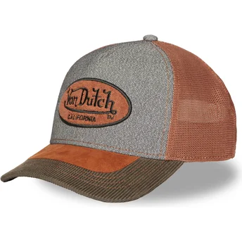 Καπέλα καμπύλη καφέ snapback 01 από Von Dutch